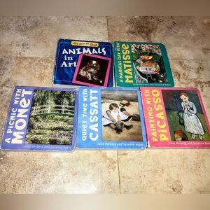 5x Board Books, Art, Animals, Monet, Cassat, Picasso, Matisse, Baby, Mini Master
